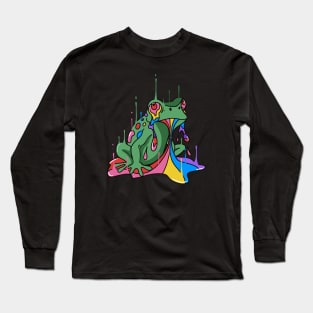 Trippy Frog Long Sleeve T-Shirt